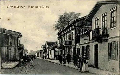 Alexandrowo - Hindenburg Strasse - Feldpost -27002