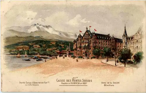 Zürich - Fondee a Zurich en 1857 -192912