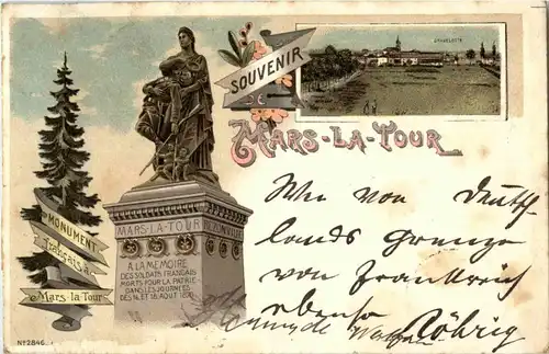 Souvenir de Mars La Tour - Litho -27254