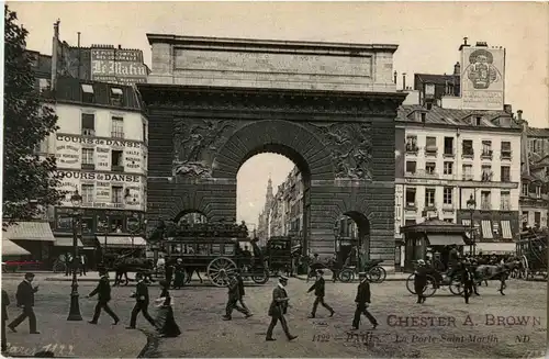 Paris - La Porte Saint Martin -27224