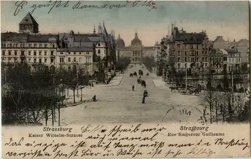 Strassburg - Kaiser Wilhelm Strasse -27286