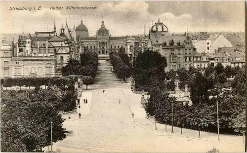 Strassburg - Kaiser Wilhelmstrasse -27914