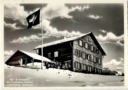 Lauenberg ob Schwyz - Skiheim des Turnverein Oerlikon -N7605