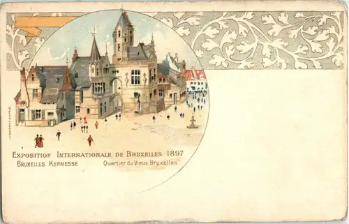 Bruxelles - Exposition de Bruxelles 1897 - Litho -28368