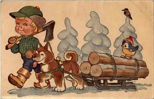 Kind mit Hund -28050