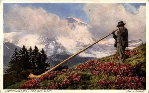 Alphornbläser -N7686