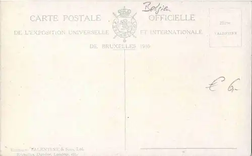 Bruxelles - Exposition de Bruxelles 1910 -28354