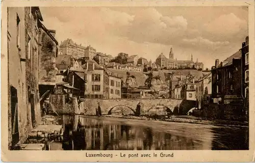 Luxembourg - Le pont -29646