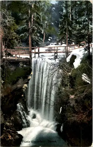 Flüela Wasserfall Davos -N7708