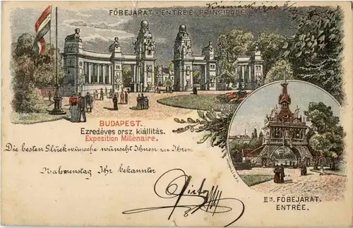 Budapest - Exposition Millenaire -28892