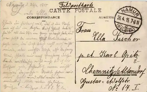 Namur - Citadelle - Feldpost -28432