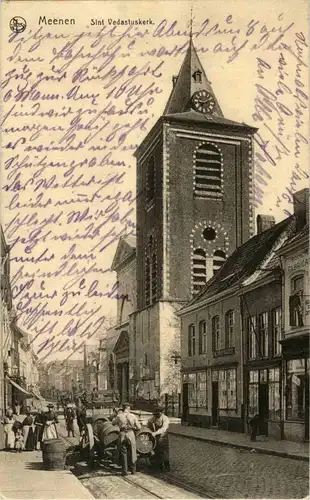 Meenen - sint Vedastuskerk - Feldpost -28532