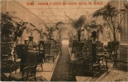 Roma - Jardin d Hiver du Grand Hotel de Russie -29130