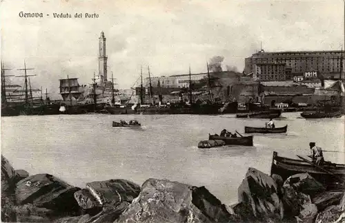 Genova - Veduto del Porto -29224