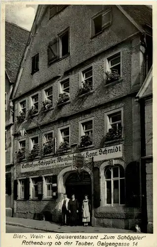 Rothenburg o T. - Restaurant Zum Schöppler -30892