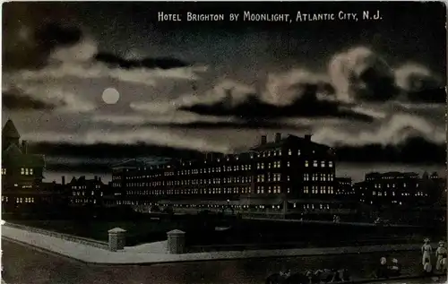 Atlantic City - Hotel Brighton By Moonlight -29750