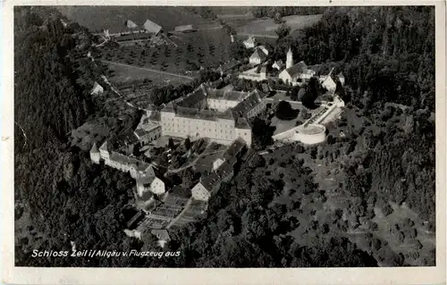 Schloss Zeil vom Flugzeug -30698