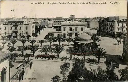 Sfax - La place Gerome Fidelle -30438