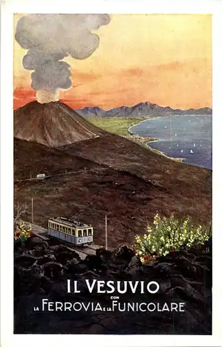 Napoli - Il vesuvio Ferrovia e la Funicolare -29080