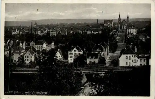 Ludwigsburg mit villenviertel -104006