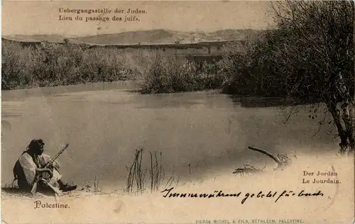 Palestine - Übergangsstelle der Juden -30326