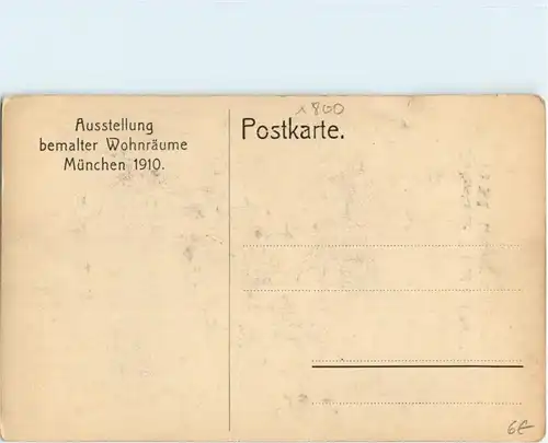 München - Ausstellung bemalter Wohnräume 1910 -30506