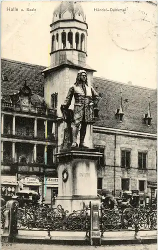 Halle - Händel Denkmal -36728