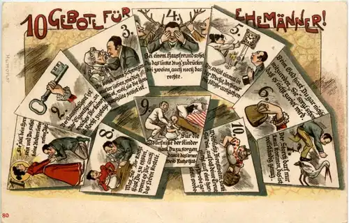 Humor - 10 Gebote für Ehemänner -102820