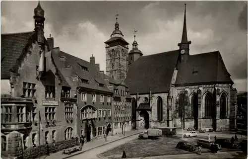 Schmalkalden - Altmarkt mit Rathaus -300168