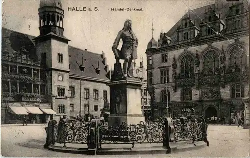 Halle - Händel Denkmal -36702