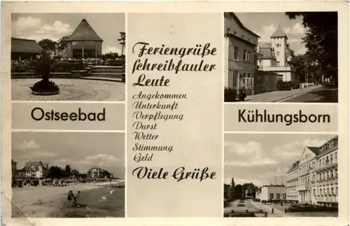 Ostseebad Kühlungsborn - Feriengrüsse aus Kühlungsborn -300046