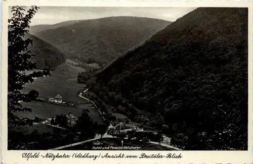 Ilfeld-Netzkater - Harz - Ansicht vom Dreitäler-Blick -300350