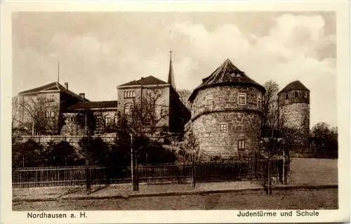 Nordhausen - Judentürme und Schule -300280