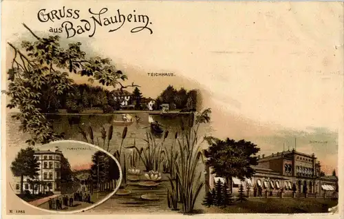 Gruss aus Bad Nauheim - Litho -31944