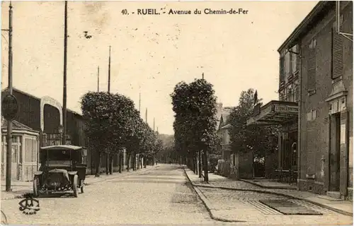 Rueil - Avenue du Chemin de Fer - automobile -90256