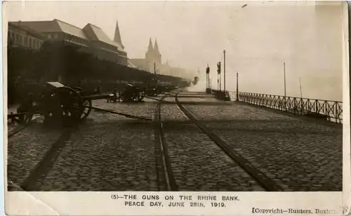 The guns on the Rhine Bank 1919 -36876