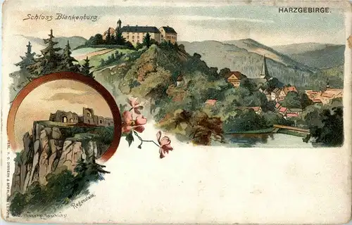 Schloss Blankenburg - Litho -36764