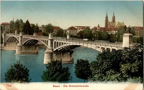 Basel - Die Wettsteinbrücke -31470