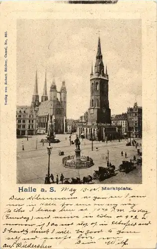 Halle Saale - Marktplatz -36986