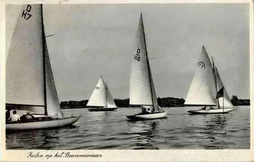 Zeilen op het Brasemermeer -14960