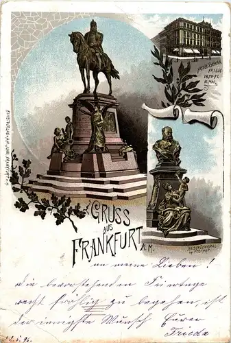 Gruss aus Frankfurt - Litho -31892