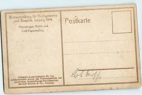 Leipzig - Weltausstellung für Buchgewerbe 1914 -36680