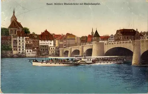 Basel - Mittlere Rheinbrücke -31312
