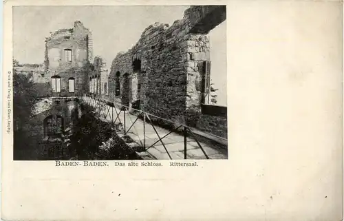 Baden-Baden - Das alte Schloss -32574