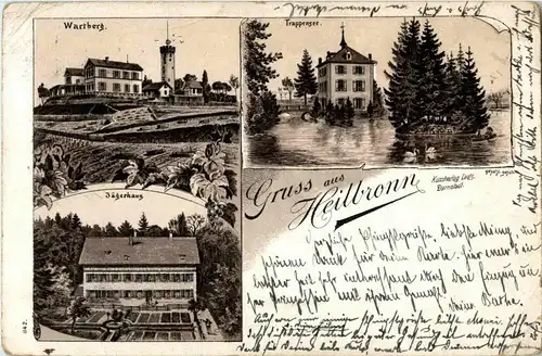 Gruss aus Heilbronn - Litho -33524