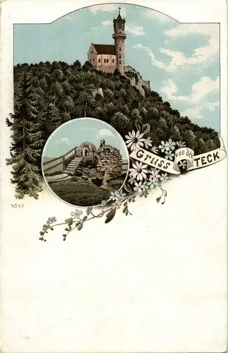 Gruss von der Teck - Litho -32962