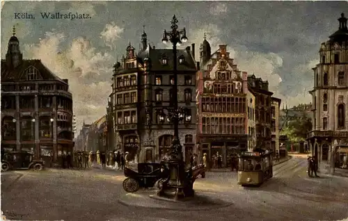 Köln - Wallrafplatz - Künstlerkarte -34450