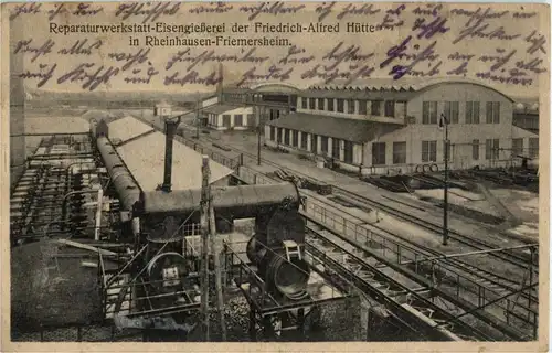 Rheinhausen-Friemersheim - Eisengiesserei der Friedrich Alfred Hütte -34014