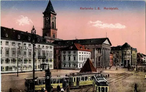 Karlsruhe - Marktplatz -33110