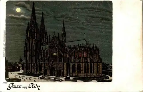 Gruss aus Köln - Litho -34498